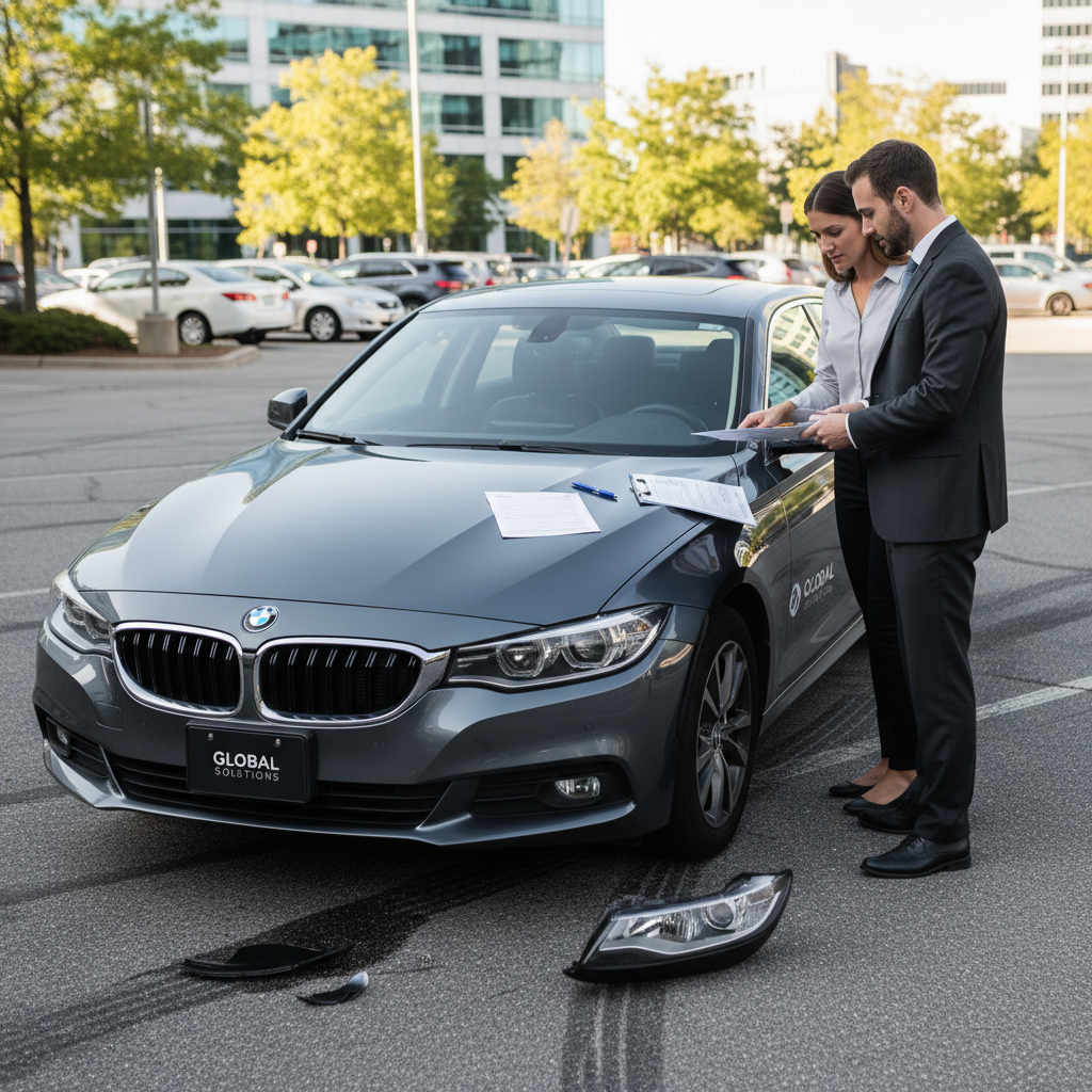 Lohnsteuerliche Behandlung eines Unfalls mit einem Dienstwagen